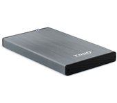 TooQ TQE-2527G caja para disco duro externo Caja de disco duro (HDD) Negro, Gris 2.5"