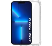 Jc funda de silicona transparente para apple iphone 13 con bordes reforzados