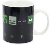 Minecraft taza sensitiva al calor squared pattern 325 ml