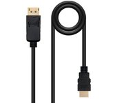 Cable DisplayPort A HDMI NEGRO 3m