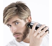 Cecotec CortapelosBamba PrecisionCare Pro Clipper Titanium Go. Batería de litio, Cuchillas de Acero Inoxidable, Autonomía hasta 2 horas, 8 Peines, Ajuste de precisión, Uso con y sin cable