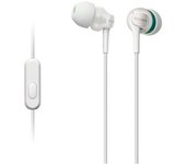 Sony MDR-EX110AP - Auriculares in-ear (con micrófono, control remoto integrado), blanco