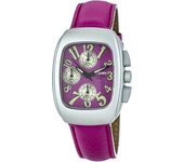Chronotech Reloj Análogico-Digital para Womens de Automático con Correa en Cloth S0332357