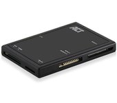 ACT AC6370 lector de tarjeta USB 3.2 Gen 1 (3.1 Gen 1) Type-A Negro