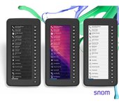 Snom D7C IP módulo adicional (add-on) Negro