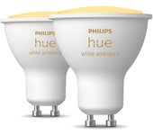 Philips Hue White Ambiance GU10 - foco inteligente - (paquete de 2)