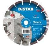 Disco de corte diamantado, Distar Meteor 230 x 2,6/1,6 x 22,23mm, ideal para materiales duros, corte rápido y preciso, alta durabilidad, perfecto para trabajos profesionales intensivos.