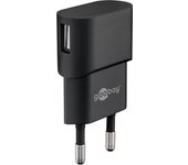 Goobay 44947 cargador de dispositivo móvil Universal Negro Corriente alterna Interior