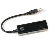 HP XZ613AA adaptador y tarjeta de red - Accesorio de red (Alámbrico, USB, USB)