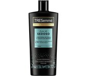 TRESemmé - Champú Liso & Sedoso para Cabellos Secos y Encrespados con Proteínas de Seda y Aceite de Argán, Suaviza e Hidrata, 685 ml