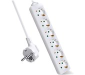 Base multiple avant 6 tomas 1.5m blanco 3g 1.5mm2 max3680w
