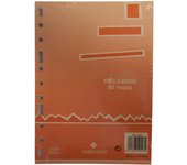Recambio Tamaño Cuarto Nº 47 con Cuadrícula y 80 Hojas Edelvives