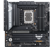 ASUS TUF Gaming B860M-PLUS, Placa Base Intel mATX, 12+1+2+1 etapas de alimentación DrMOS 80A, DDR5, PCIe 5.0, 3 Ranuras M.2, Realtek 2.5Gb Ethernet, DisplayPort, HDMI, USB 20Gbps Tipo-C