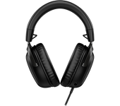 HyperX Cloud III wired Auriculares para Juegos con Cable, PC, PS5, Xbox Series X S, Controladores de 53 mm en ángulo, DTS, micrófono nítido de 10 mm, USB-C USB-A, Negro