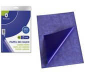 Bismark 128909 Papel de Calco A4 X 10H. Azul Papel Carbono