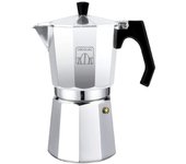 Cecotec Cafetera Italiana Mokclassic 300 Shiny. en Aluminio, Apta para Gas, Eléctrica y Vitro, 3 Tazas, Junta de silicona, Mango Ergonómico y Termorresistente, Filtro y Válvula de Acero Inoxidable