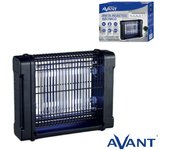 Avant Mata Insectos Eléctrico Lampara Mata Mosquitos | Potencia 12W/230V | 2 Tubos de 6W Ultravioletas | Lampara Mata Insectos respetuosa con el Medio Ambiente, Bajo Consumo.