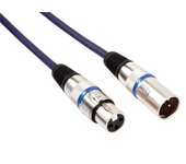 HQ Power Professional DMX 2.5m cable de audio 2,5 m XLR (3-pin) Negro