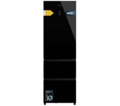 Cecotec Frigorífico Puerta Francesa De 400 L Bolero Coolmarket Combi Fd 400 Black Glass E. Frigorífico Con Distribución Multi Airflow, Sistema Nofrost Y Funciones Fast Cooling Y Fast Freezer