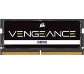 Corsair VENGEANCE DDR5 SODIMM 32 GB (1x32 GB) DDR5 4800MHz C40 (Compatibles con prácticamente todos los sistemas Intel y AMD, Instalación sencilla, Compatibilidad con XMP 3.0) Negro