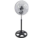 Avant AV7745 | Ventilador de Pie industrial de18 pulgadas| 70W - 45CM - 2UDS EN CAJA - REJILLA PLATA, 3 velocidades, oscilante, base reforzada, color negro