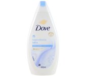 Dove Talco Gel de Ducha Fórmula Dermo Natural Hidratante con Crema Hidratante 1/4, Dermatológicamente probado, Gel de Ducha para Mujer y Hombre, Botella 100% Reciclada * 450 ml
