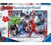 Ravensburger - Puzzle: Avengers, Colección Giant Suelo, Puzzles Niños 6 Años o Más, Rompecabezas, 125 Piezas Gigantes, Regalos Niños 6 Años, 70x50cm