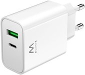 Ewent ew1325 cargador de dispositivo móvil universal blanco corriente alterna carga rápida interior