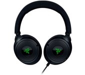 Razer Kraken V4 X - Wired PC Gaming Headset (Triforce 40mm Drivers, Retractable Cardioid Mic, 7.1 Surround Sound, Chroma RGB, for PC - Console & Phones Via USB-C) Black