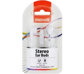 Auricular maxell con microfono - blanco