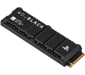 WD_BLACK SN850P SSD PS5, 2TB M.2 2280, Licencia Oficial para Consolas Playstation 5 PS5, Velocidades hasta 7300 MB/s, PCIe NVMe SSD con Disipador Optimizado, SSD para Juegos internos, Negro