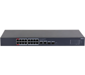 (cs4220-16gt-240) dahua switch poe 16 puertos gigabit + 2 uplink gigabit rj45 + 2sfp gigabit 240w managed cloud l2