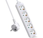 Base multiple avant 5 tomas 1.5m blanco 3g 1.5mm2 max3680w