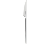 Cuchillo Chuletero Arcos Serie Milano. Cuchillo Monoblock de una pieza en de Acero Inoxidable - Cuchillo Con Hoja Serrada de 100 mm - Apto para Lavavajillas. Color Plata (Silver).