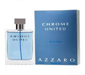 Azzaro Chrome United Eau de Toilette, perfume para hombre, aroma fresco picante, 100 ml