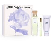 Adolfo dominguez agua fresca de rosas eau de toilette 120ml vaporizador + locion corporal perfumada 100ml + miniatura eau de parfum 10ml vaporizador