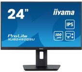 iiyama XUB2492QSU-B1 24" Panel IPS, 2560x1440100Hz QHD, 0,5ms (MPRT), FreeSync, 15cm Regulable en Altura, Pivotante, 300cd/m², HDMI, DisplayPort, Altavoces, USB 3x3.2+1xC(15W)