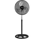 Avant Ventilador de pie | Pack de 2 unidades Ventilador de Pie Industrial 70W | Altura 45 Cm Regulable |Ventilador Silencioso Color Negro, Oscilante con 3 velocidades.