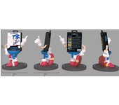 Numskull Power Idolz Sonic The Hedgehog Sega - Cargador inalámbrico para teléfono Compatible con Dispositivos habilitados para Qi