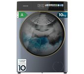 Cecotec Lavadora 10 Kg Carga Frontal Autodosis Bolero DressCode 10900 Autodose Inverter FullColor Ice Blue A. 1400RPM, Bajo Consumo, Pantalla FullColor 10,3", 11 Programas, Motor Inverter Plus
