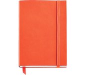 Miquelrius - Cuaderno Candy Code A4, 140 Hojas (Franjas de 4 Colores), Cuadrícula 5 mm, Tapa de Polipropileno, color Naranja