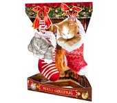 Santoro Tarjeta de felicitación de Navidad 3D Pop Up - Gatitos de Navidad - para niños, familia, Navidad