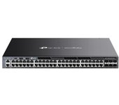 Switch gestionable l3 tp-link sg6654xhp 48p gigabit con 6 slots sfp+ 10g puerto de consola rj45/usb-c rack 1u 19