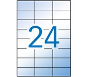 APLI ETIQUETAS TRANSLUCIDAS 70X37 20HOJAS - IMPRESO