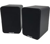 APPROX - Altavoces AUTOAMPLIFICADOS APPSPK02 - Caja Madera - 30W+30W RMS - Bluetooth - RCA - COAXIAL - OPTICA - USB - Mando A Distancia (Negro)