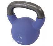 Cecotec Pesa Rusa de 8Kg Drumfit KettleBell 8000 Neo. Revestimiento de Neopreno, Hierro Fundido, Agarre Ergonómico, Diseño Estético y Fácil de Limpiar, Dimensiones 17.9x12.8x20cm