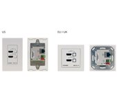 Tapa para Toma Kramer WP-211T/EU-80/86 Blanco Aluminio - Marca: Kramer - EAN: 7291063089207