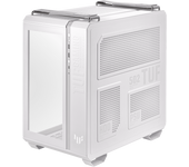 ASUS TUF Gaming GT502 Plus White - Chasis Gaming ATX (diseño de Doble cámara, Zonas de refrigeración Independientes, Paneles Laterales sin Herramientas, USB 3.2 Gen 2 Tipo-C, Ventiladores ARGB)