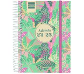 Finocam - Agenda Secundaria 2024 2025 1 Día Página Septiembre 2024 - Junio 2025 (curso lectivo) + Julio y Agosto resumidos Exotic Español