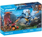 PLAYMOBIL Novelmore 71644 Dragón de Combate, Incluyendo un dragón móvil, Dos Caballeros y Accesorios para Aventuras épicas, Juguetes llenos de acción para niños y niñas a Partir de 4 años